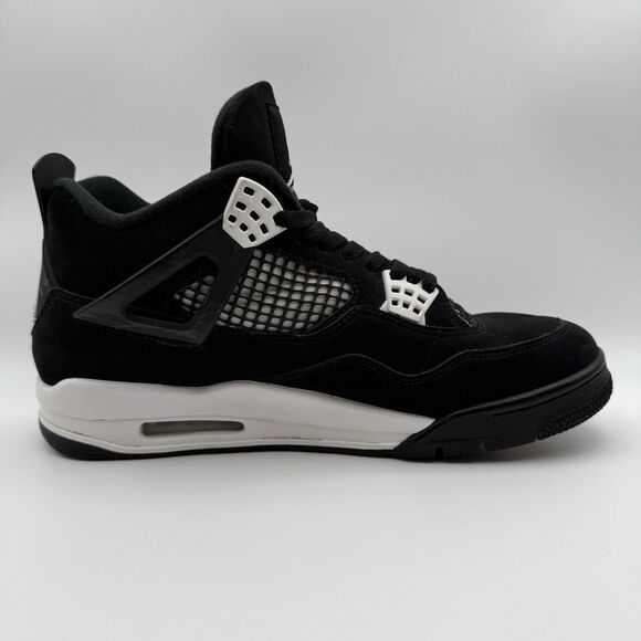 Air Jordan 4 Retro Black/White-Black Men’s Size 10 FQ8138-001 main image 4